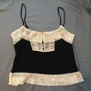 PACSUN Crochet Lace Tank